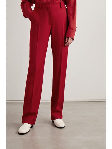 Veronica De Piante Mick wool-twill straight-leg pants
