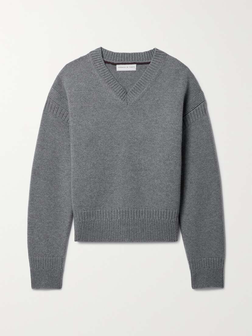 Veronica de Piante Poppy Wool And Cashmere-blend Sweater