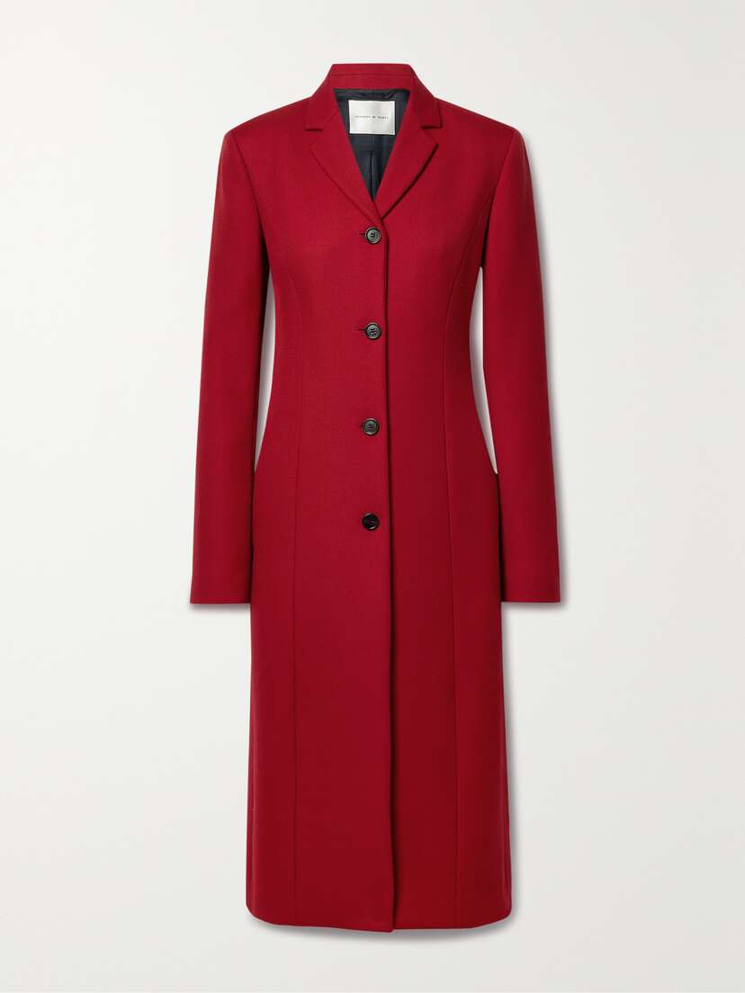 Veronica de Piante Lucia Wool-twill Coat