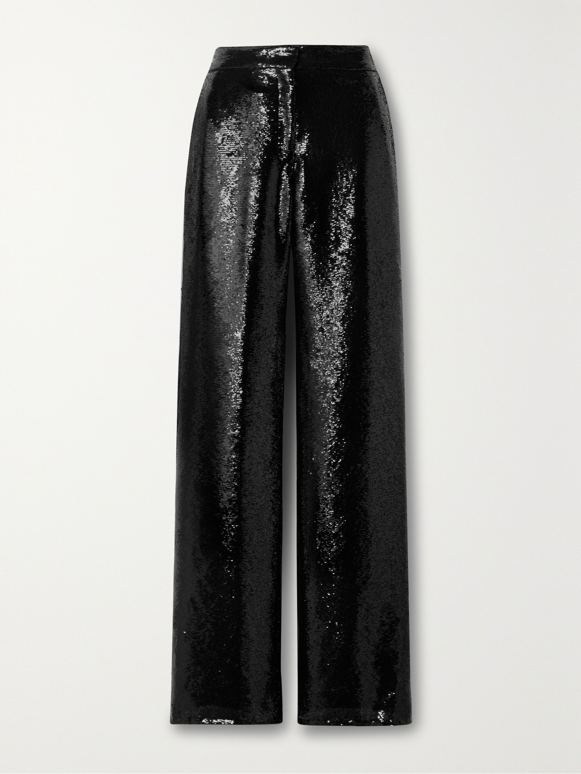 Veronica De Piante Anya sequined crepe de chine wide-leg pants thumbnail