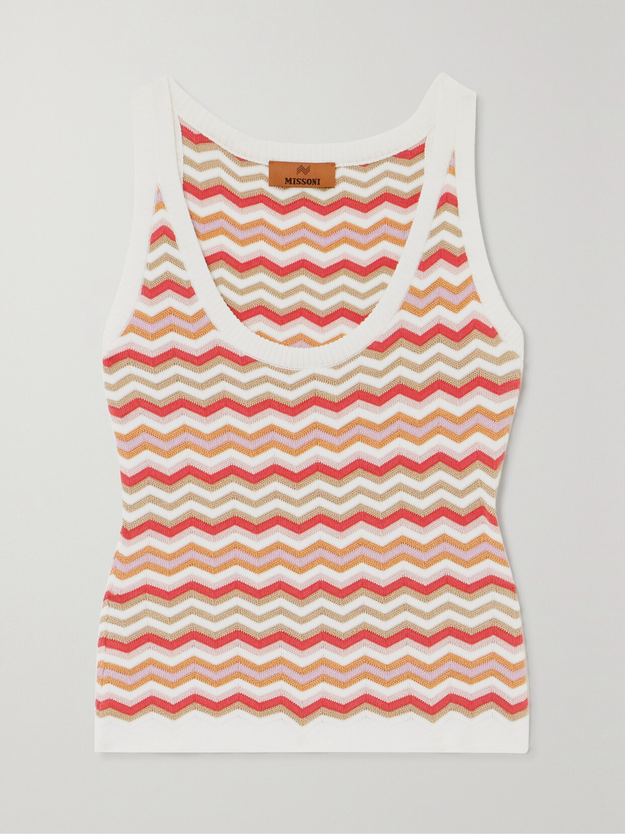 Missoni - Striped Cotton-blend Crochet-knit Tank - Black