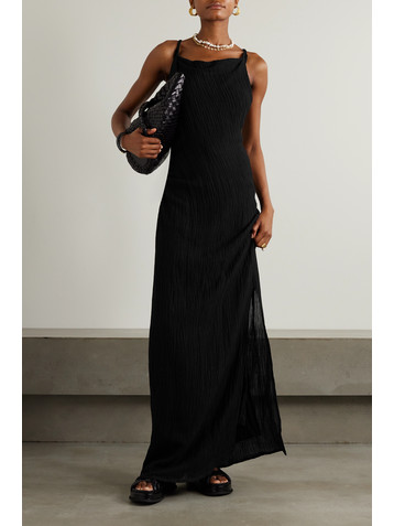 Faithfull + NET SUSTAIN Palermo crinkled linen-blend maxi dress