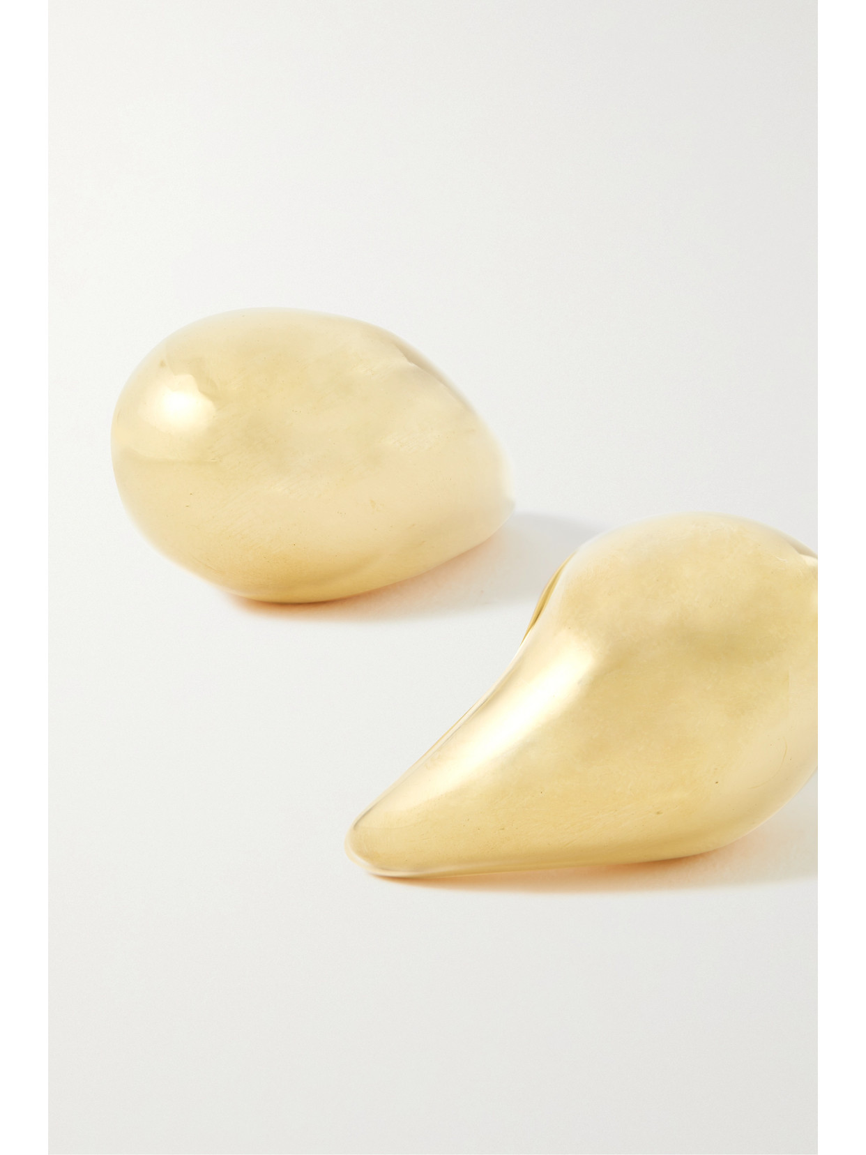 Bottega Veneta Womens Yellow Gold Drop Yellow Gold-plated 925 Sterling Silver Earrings In Gold