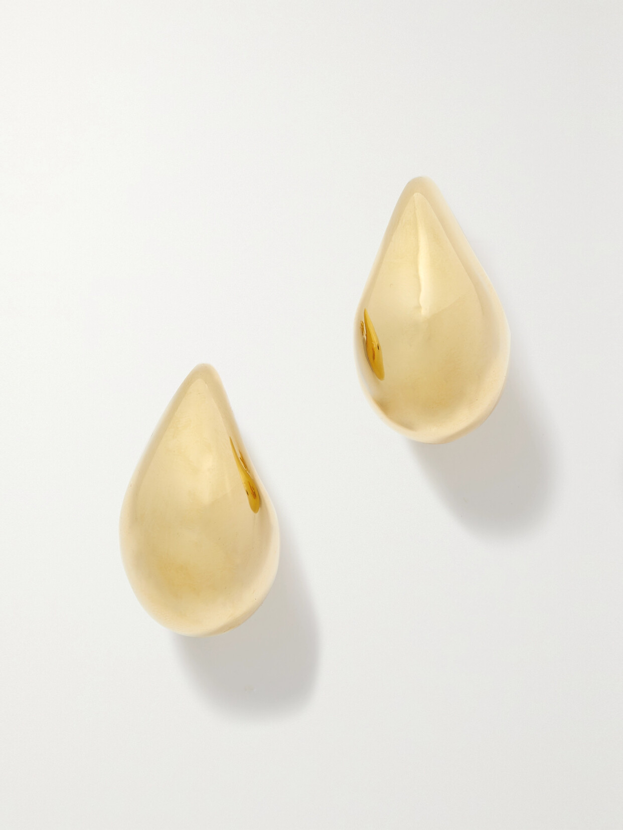 Bottega Veneta Small Drop Gold-plated Earrings