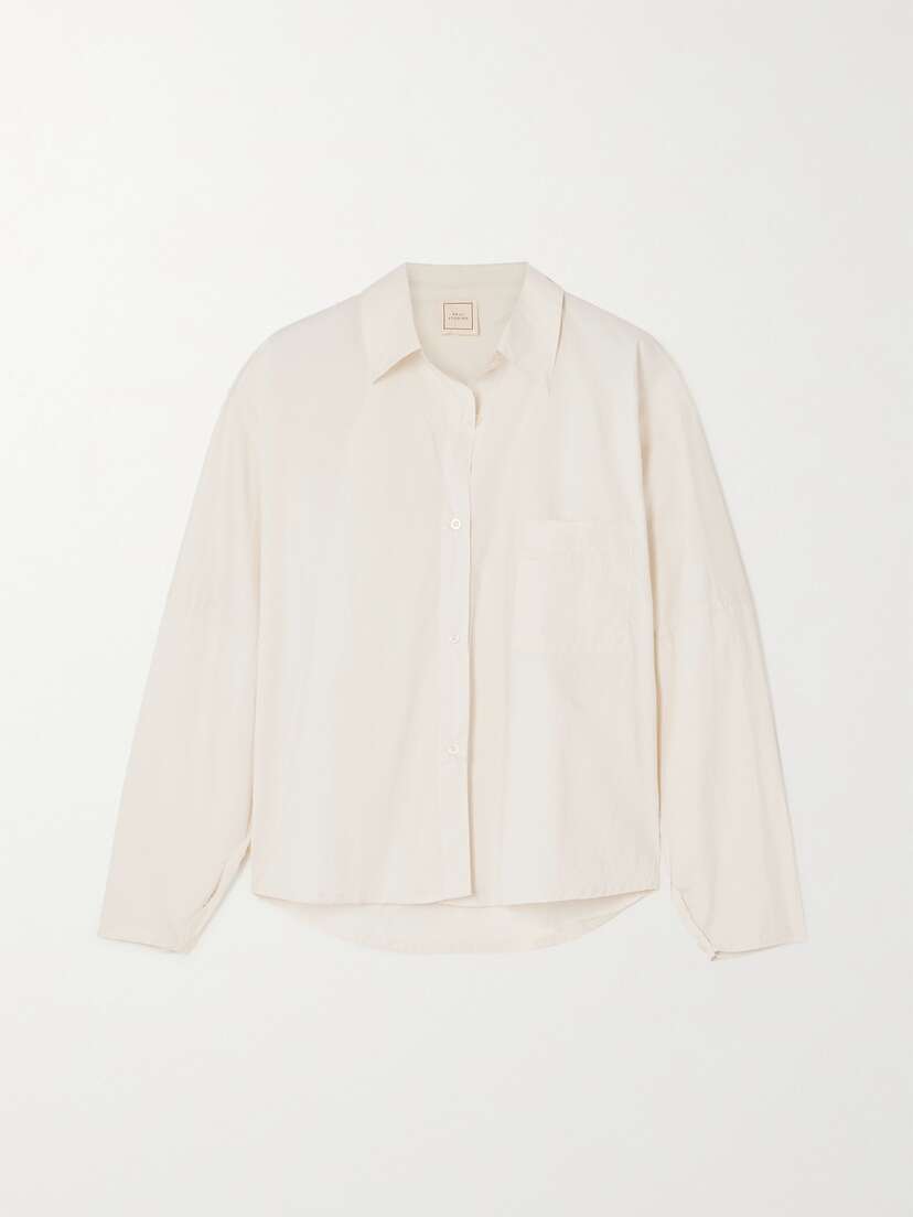 Deiji Studios Organic Cotton-poplin Shirt - x large