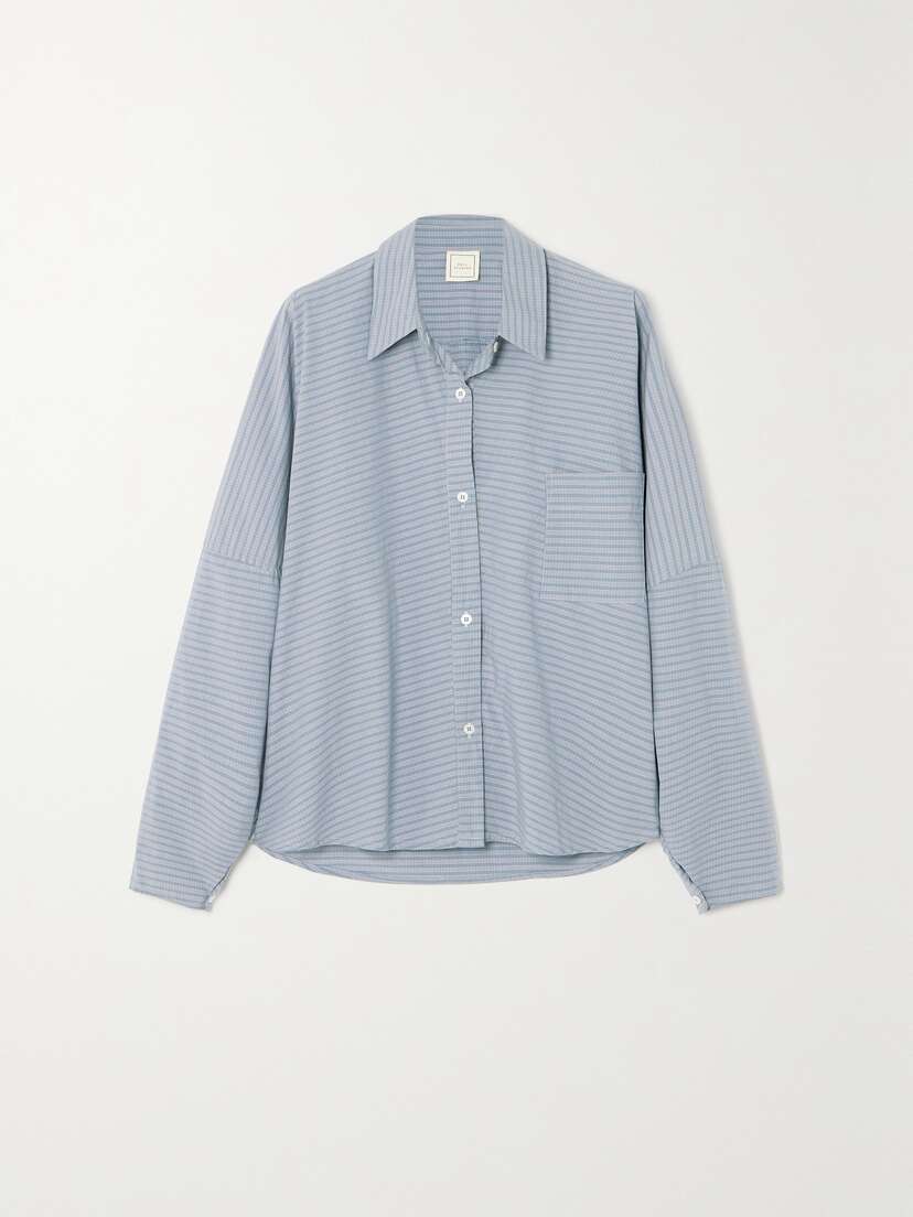Deiji Studios Checked Organic Cotton-poplin Shirt