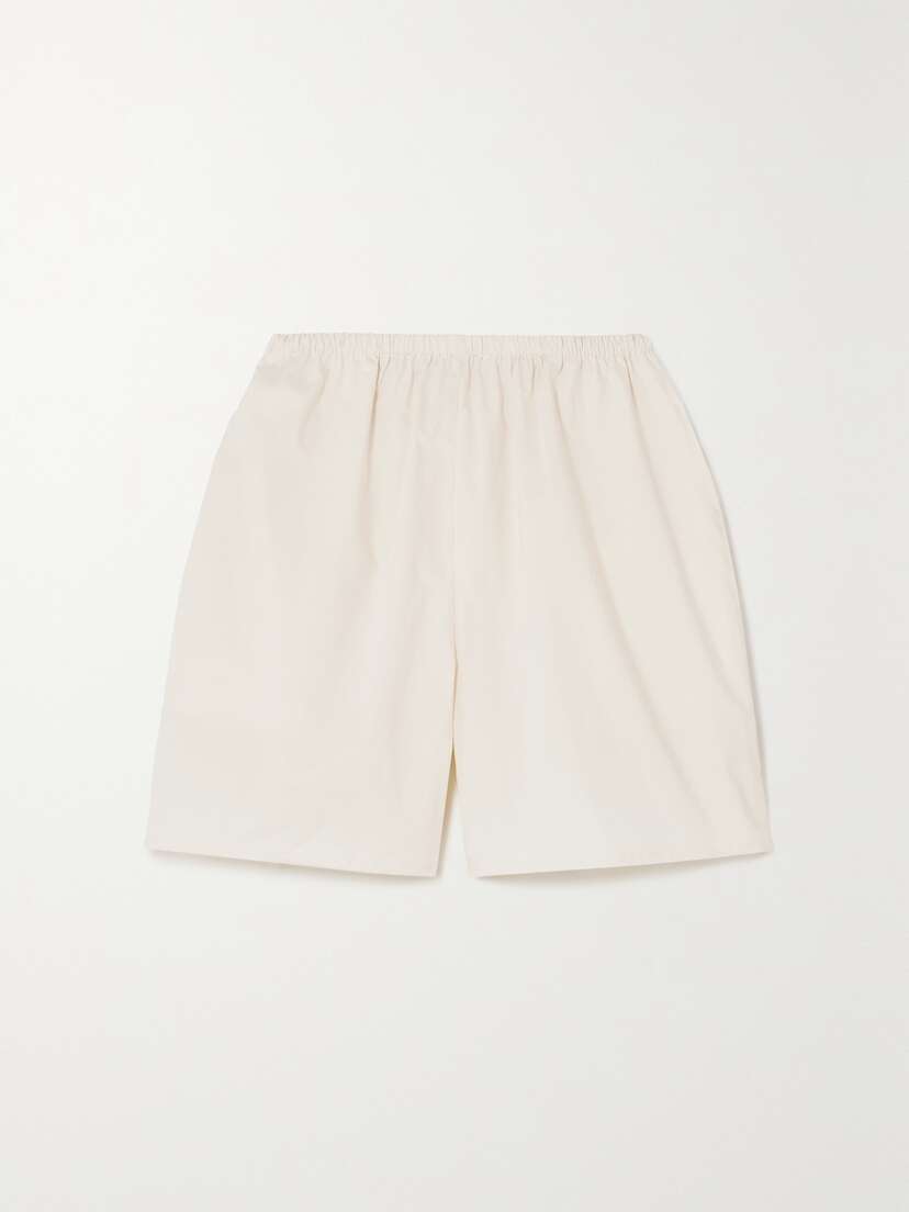 Deiji Studios Organic Cotton-poplin Shorts - x large