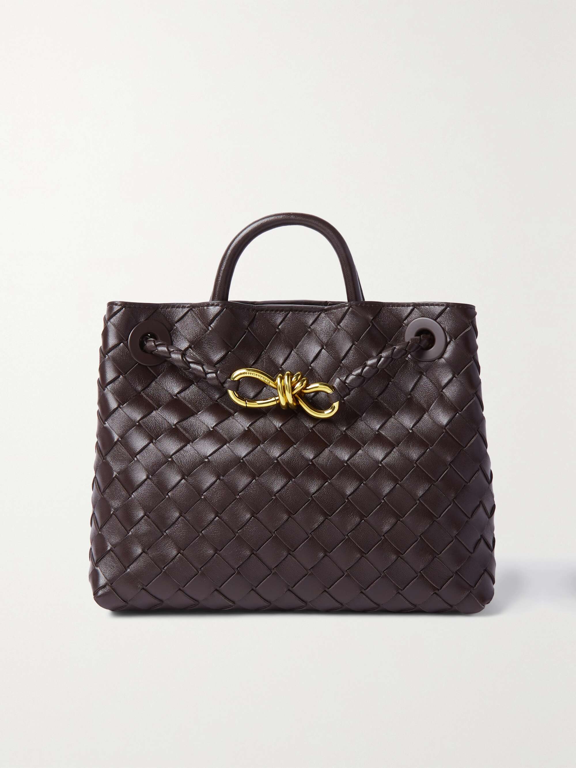 BOTTEGA VENETA Andiamo small intrecciato leather tote | NET-A-PORTER