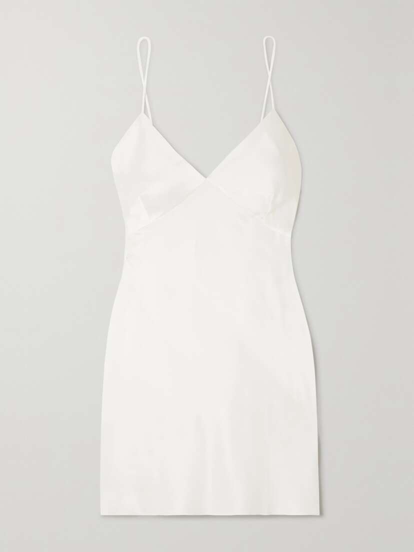 Olivia von Halle Xena Silk-satin Chemise - x large