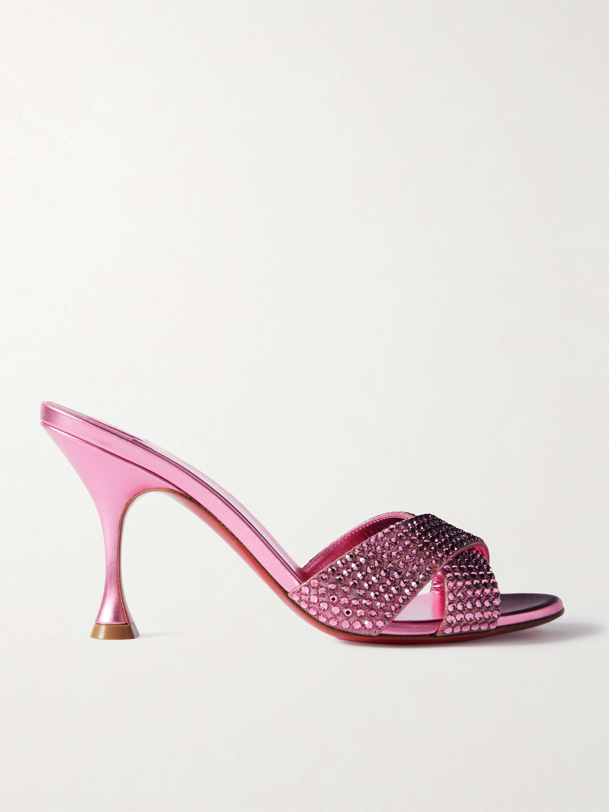 CHRISTIAN LOUBOUTIN Mariza Is Back Strass 85 crystal-embellished ...