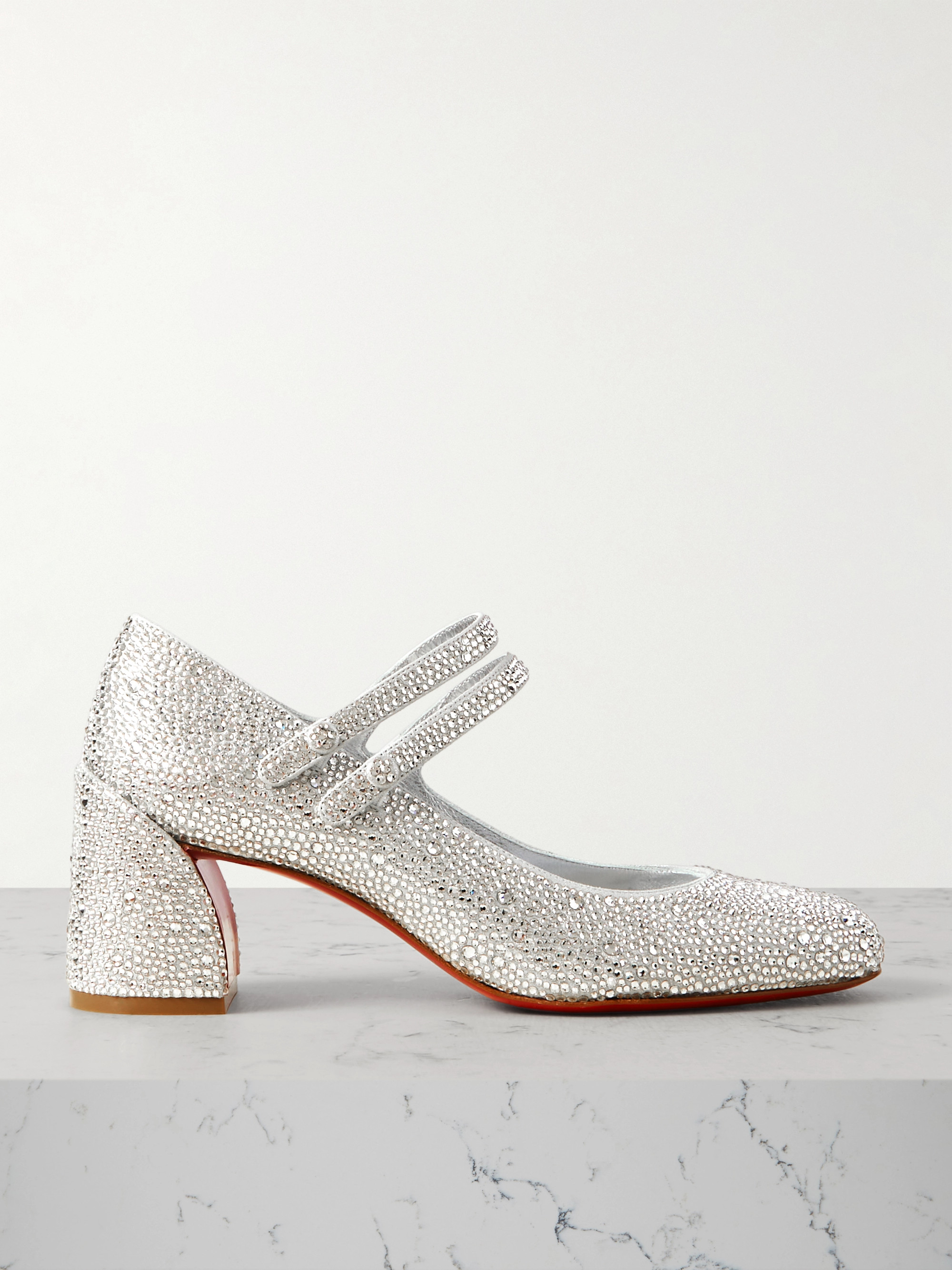 CHRISTIAN LOUBOUTIN - Miss Jane Strass 55 crystal-embellished