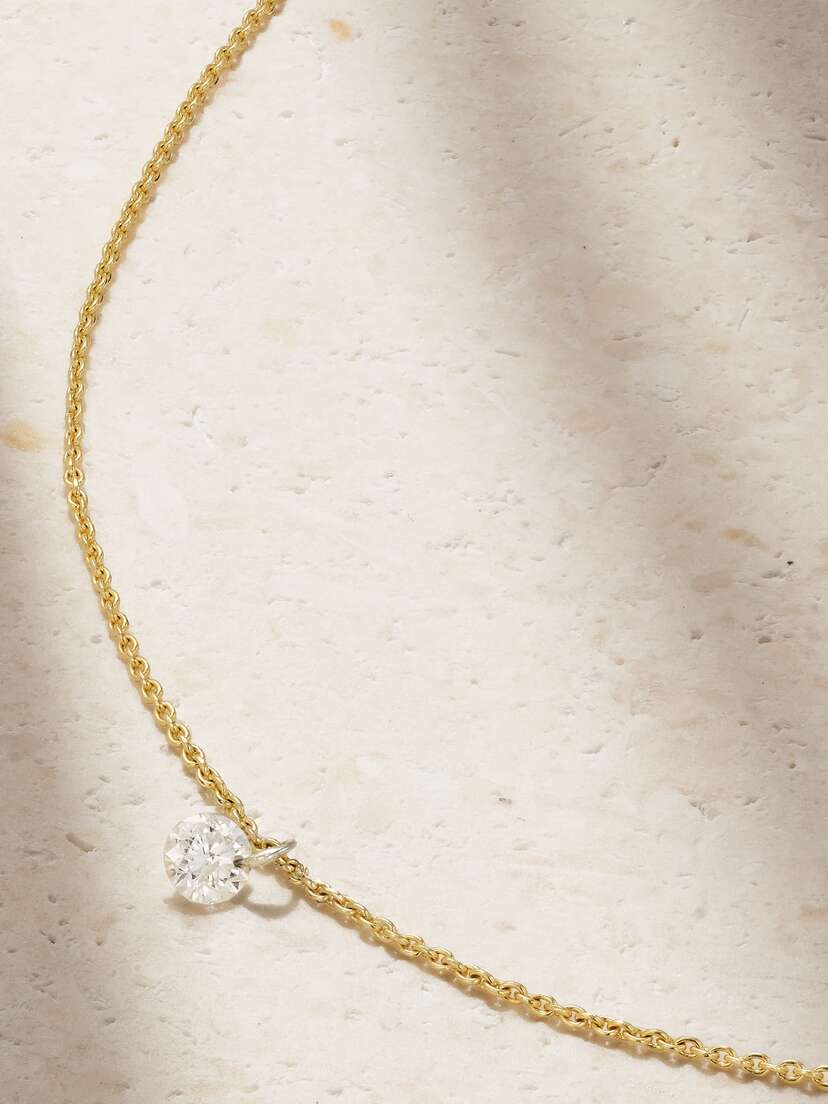 STONE AND STRAND Twinkle 10-karat Gold Diamond Choker