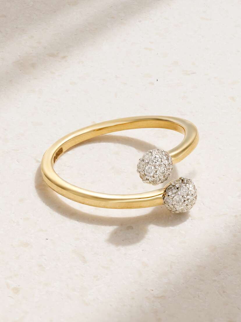 STONE AND STRAND 10-karat Gold Diamond Ring
