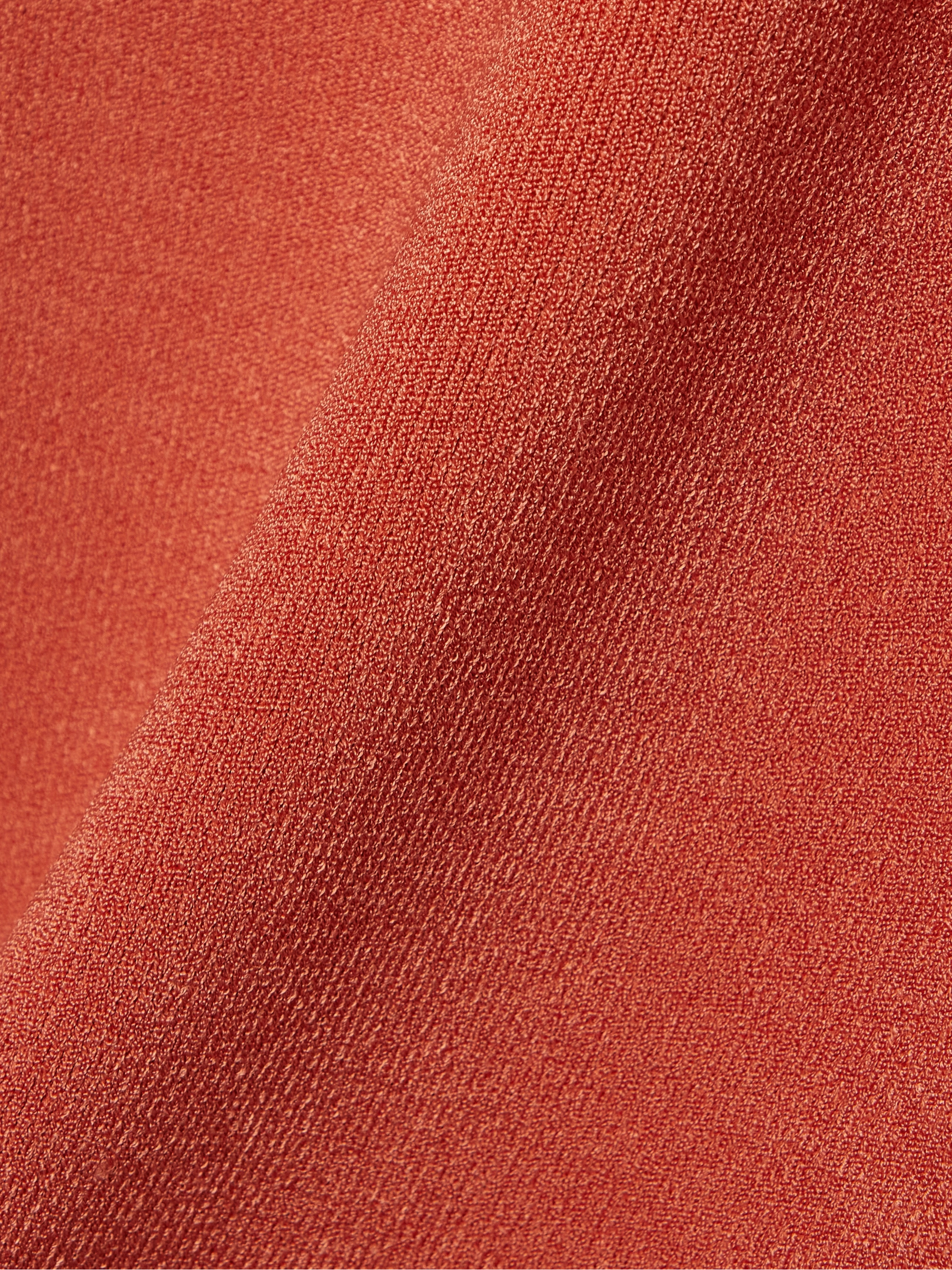 Galvan Gaia metallic ribbed-knit midi dress thumbnail