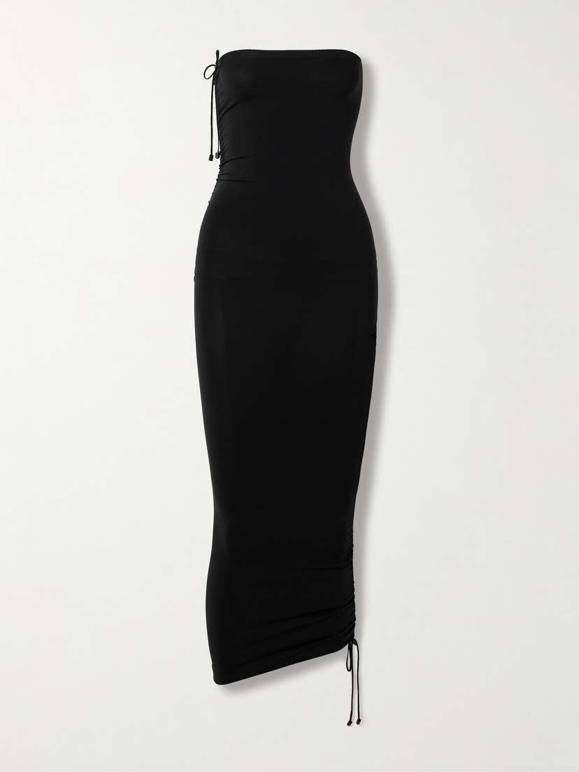 Wolford Strapless Stretch-jersey Midi Dress