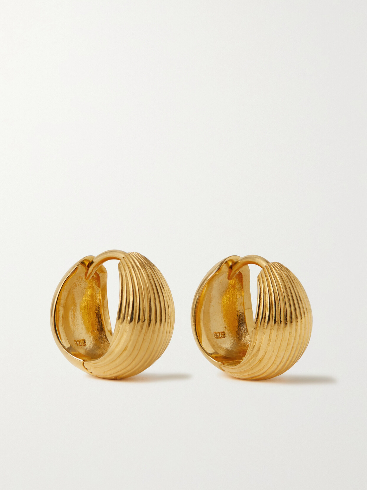 Sophie Buhai Reversible Gold-tone Hoop Earrings