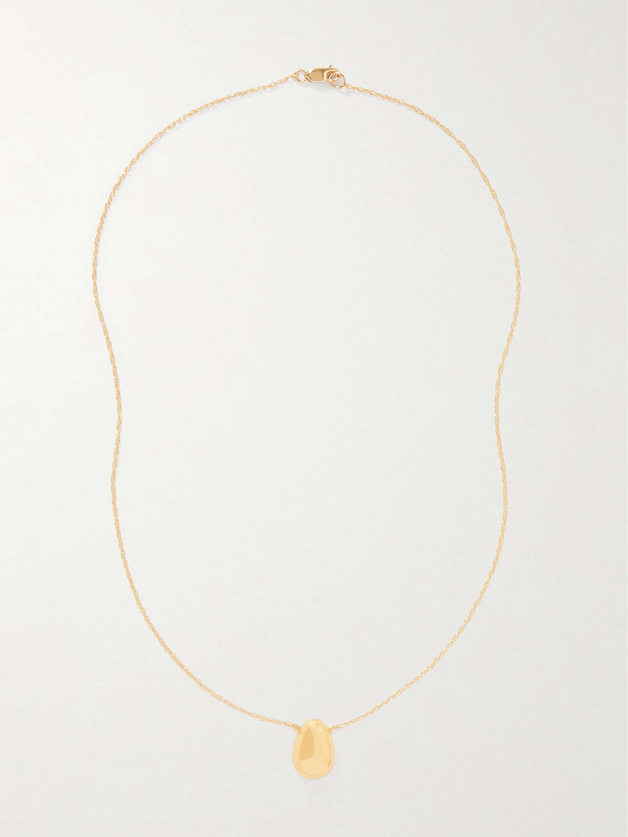 SOPHIE BUHAI + NET SUSTAIN Tiny Egg gold vermeil necklace SOPHIE BUHAI + NET SUSTAIN Tiny Egg gold vermeil necklace
