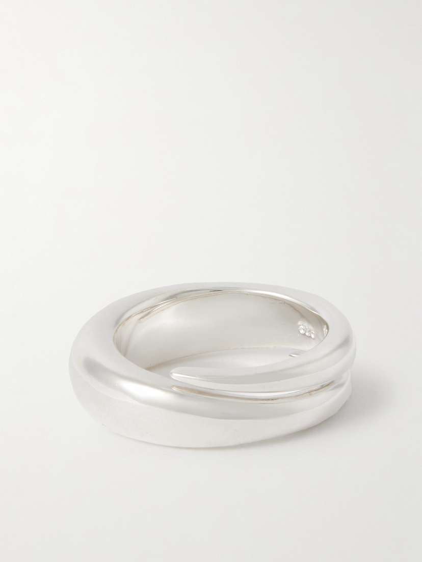 Sophie Buhai + Net Sustain Winding Medium Silver Ring