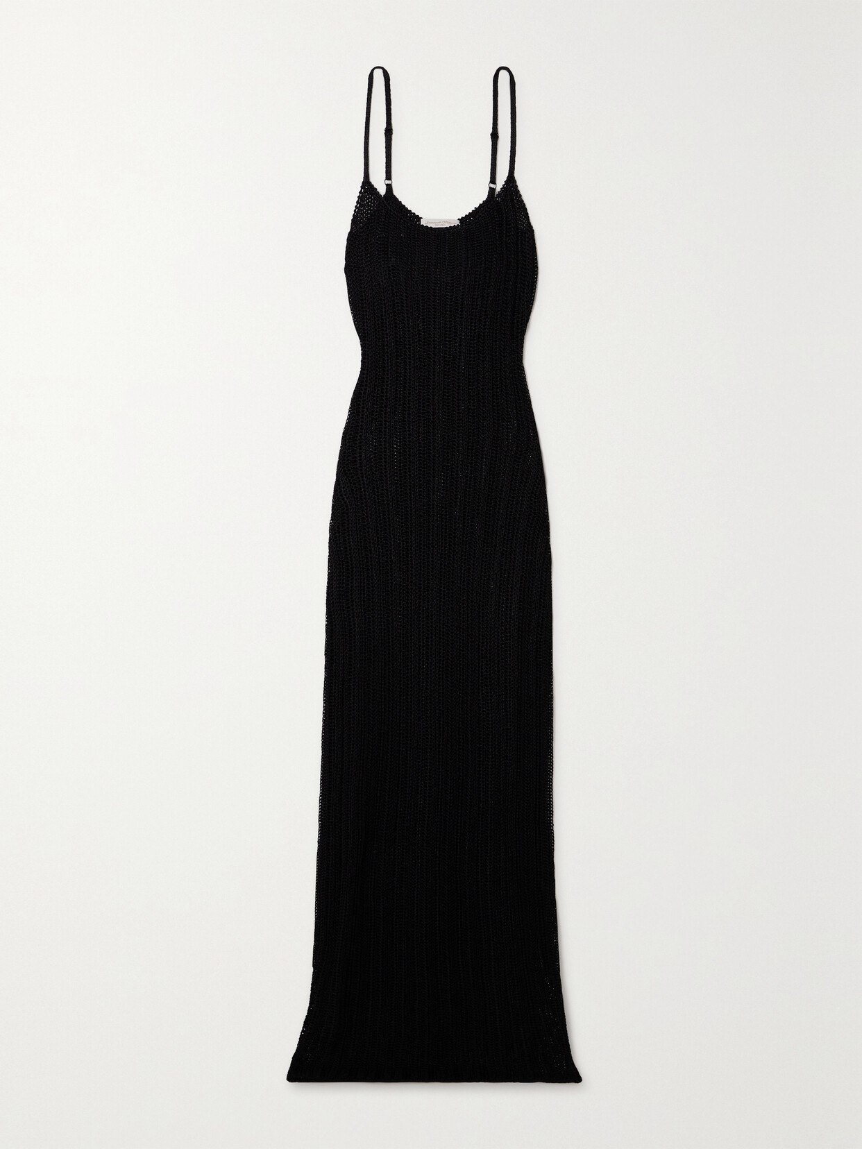 Savannah Morrow The Label + Net Sustain Indriya Crochet-knit Maxi Dress - Black