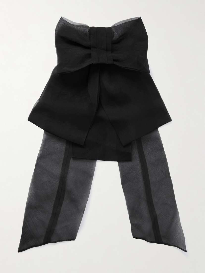 BODE Silk-organza Bow Hair Clip