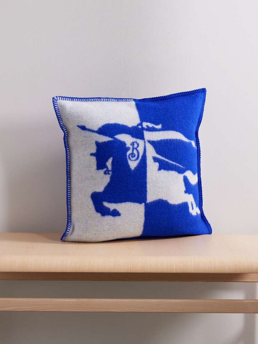 Burberry Jacquard-knit Wool Cushion