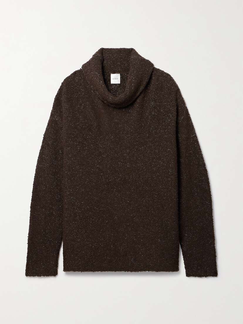 LESET Adam Cashmere-blend Turtleneck Sweater
