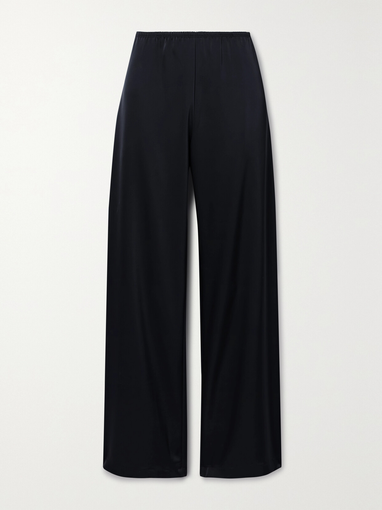 LESET Barb Satin Wide-leg Pants - Blue