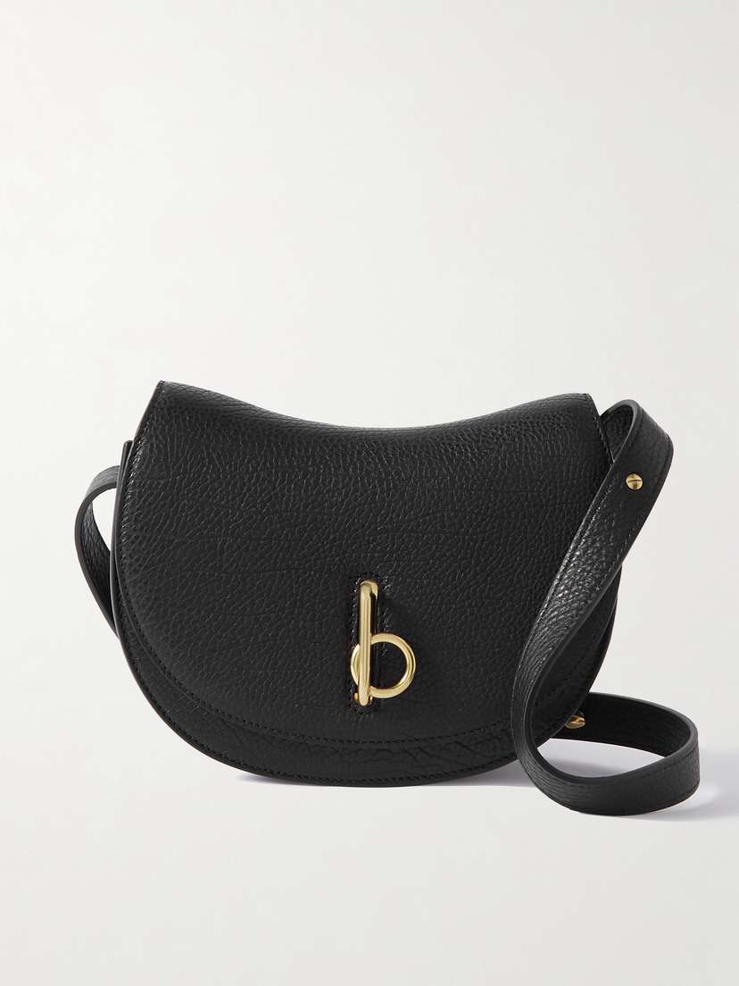 Burberry Textured-leather Shoulder Bag
