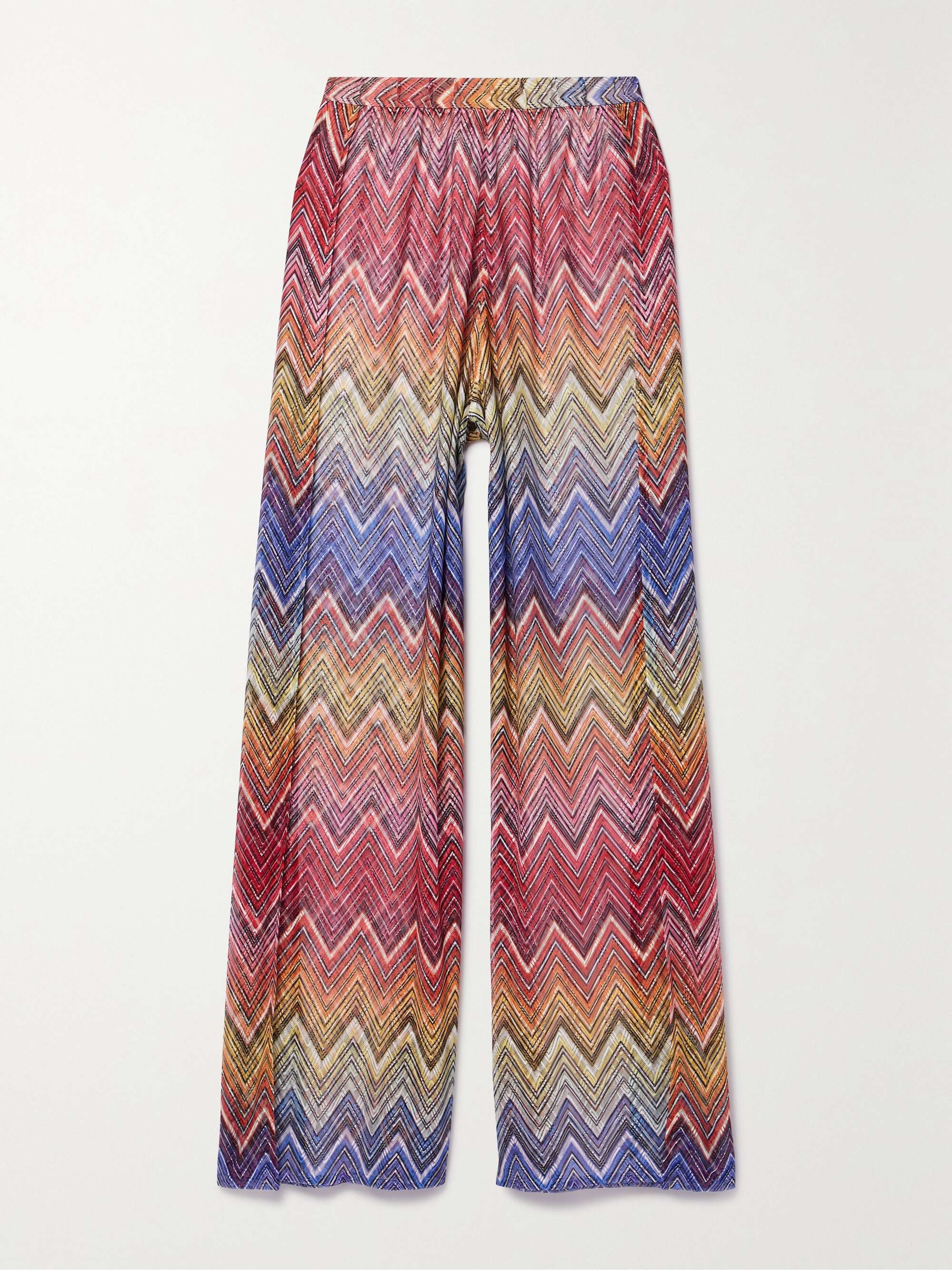 Multi colored best sale striped palazzo pants