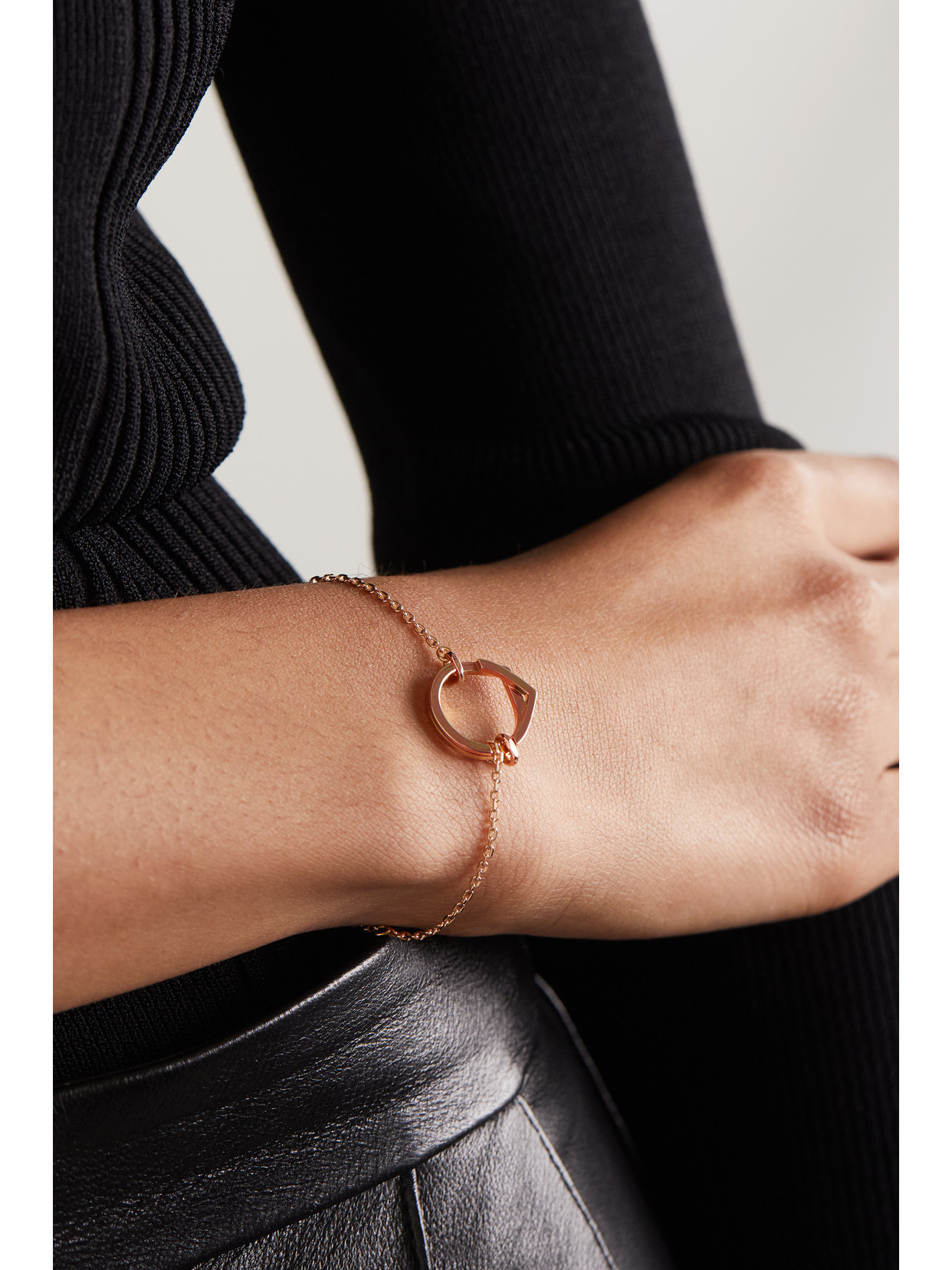 Repossi Antifer 18kt Rose Gold Bracelet In Gold