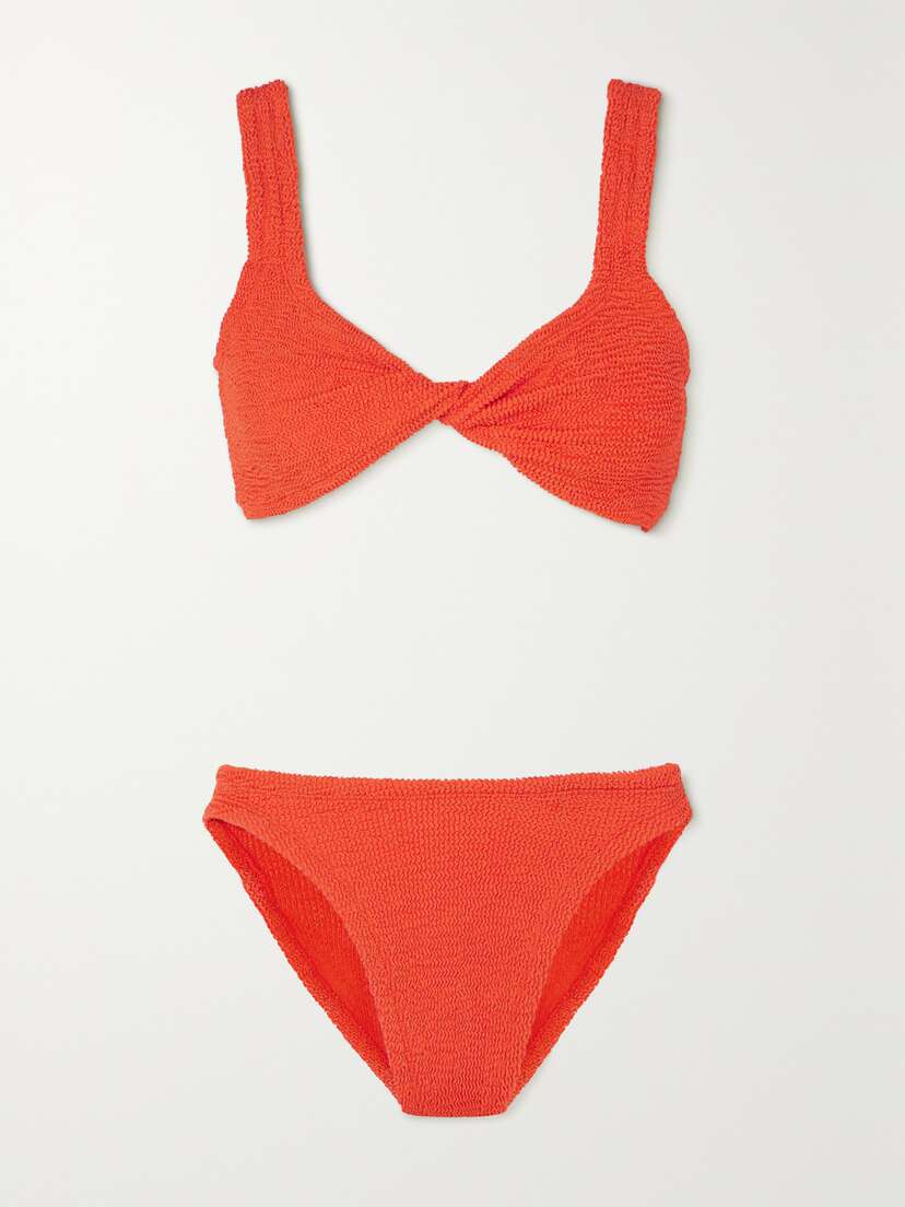 Hunza G Juno Metallic Seersucker Bikini