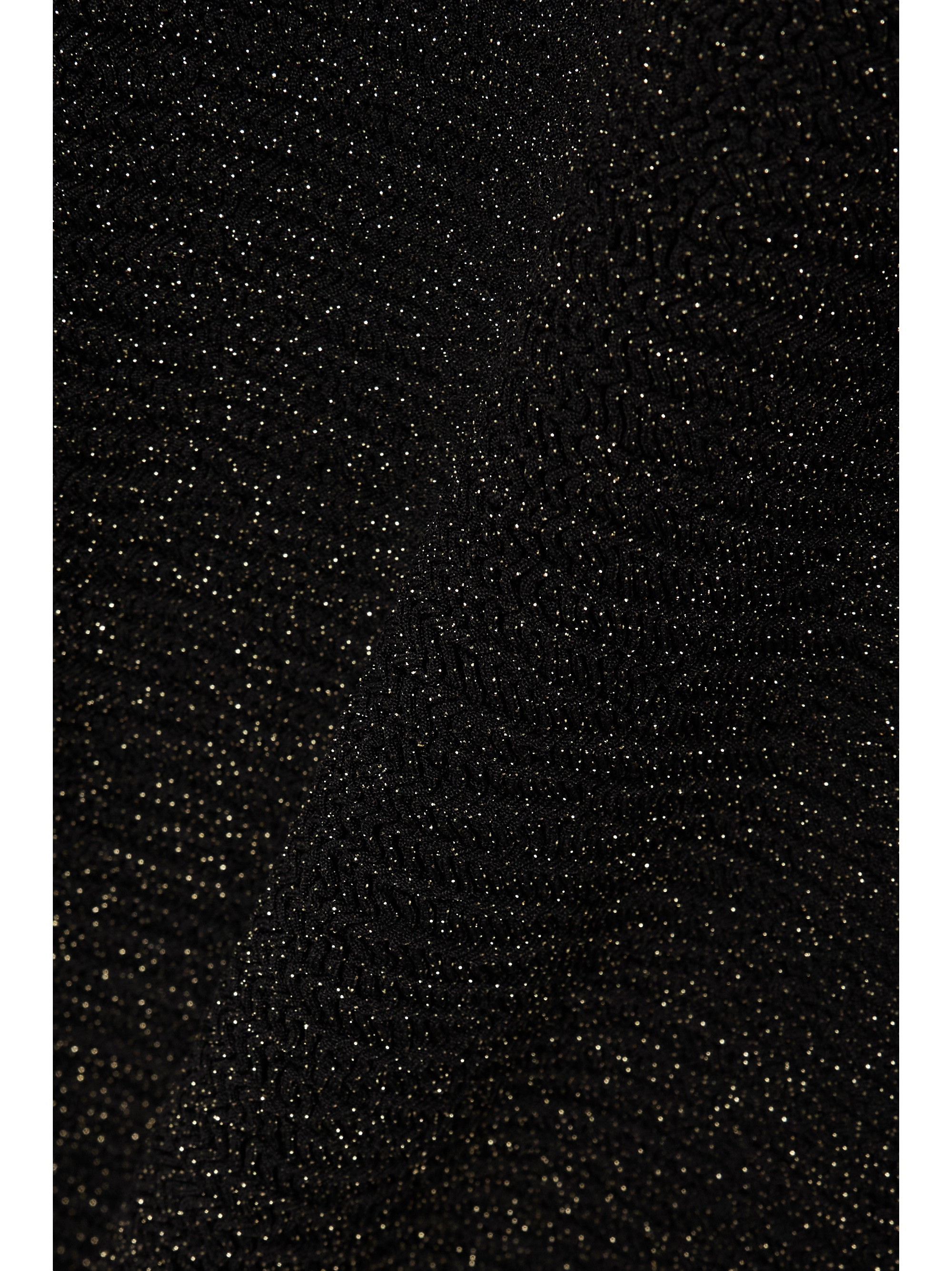 Hunza G Nancy one-shoulder metallic seersucker dress thumbnail