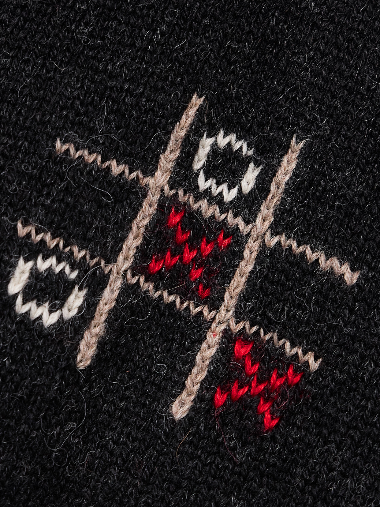 BODE TIC TAC TOE INTARSIA ALPACA AND MERINO WOOL-BLEND VEST