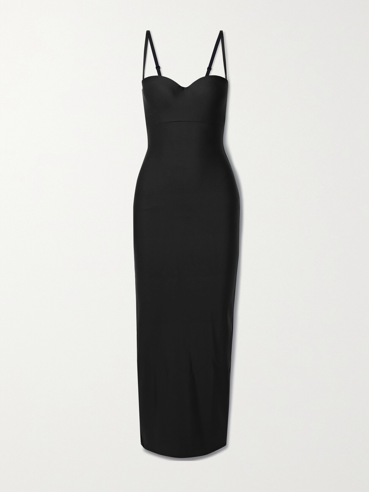 Skims - Body Basics Molded Underwire Long Dress - Onyx