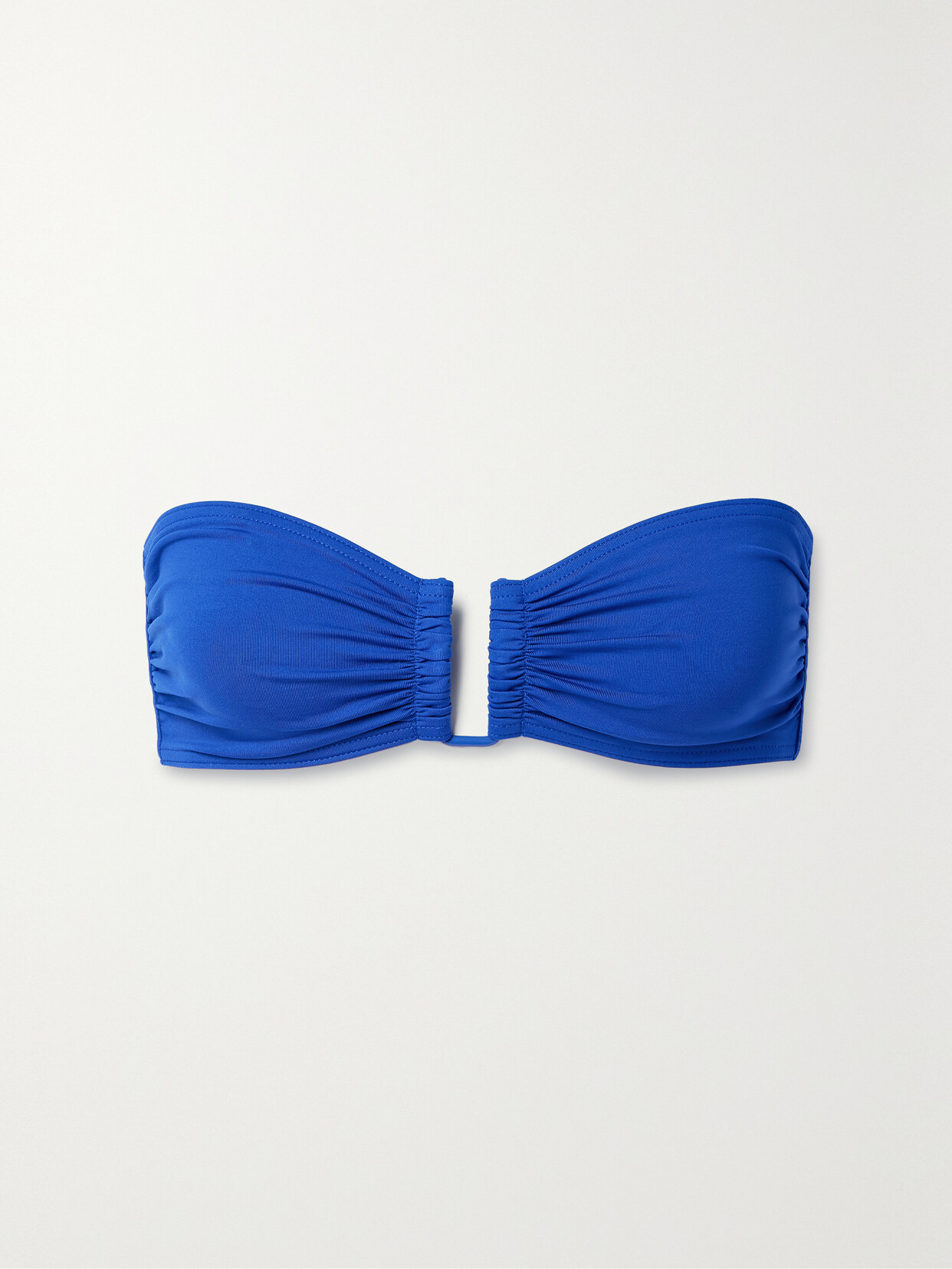 Shop Eres Les Essentiels Show Bandeau Bikini Top In Blue