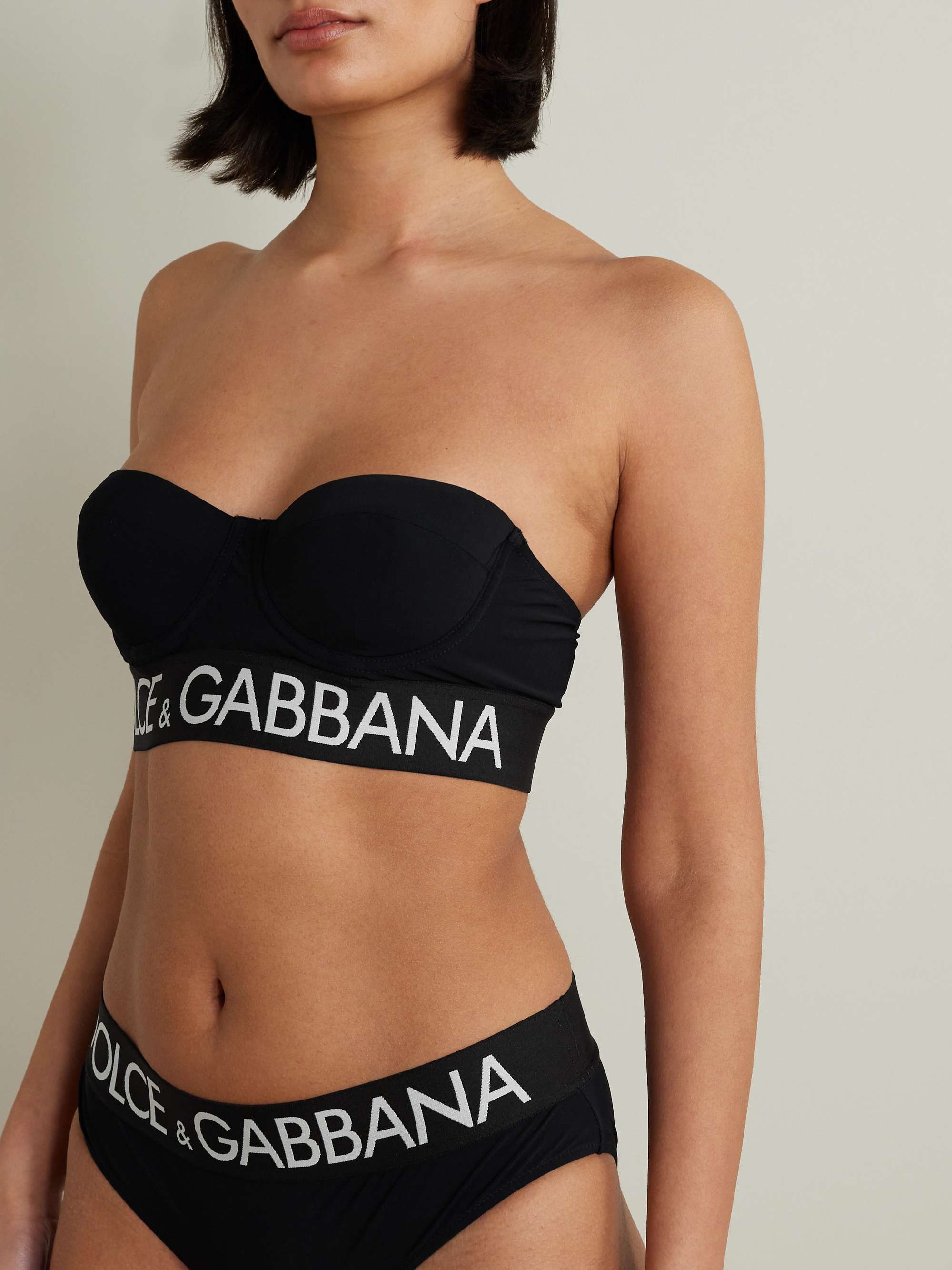 DOLCE&GABBANA チューブトップビキニ - セパレート水着・ビキニ
