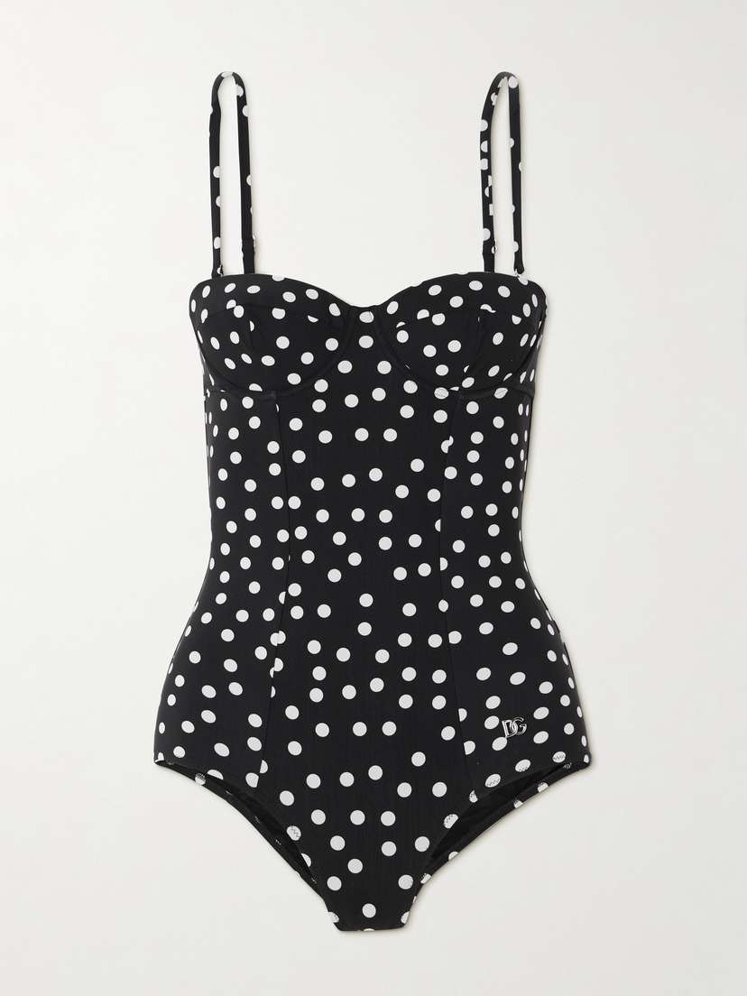 Dolce & Gabbana Polka-dot Underwired Swimsuit