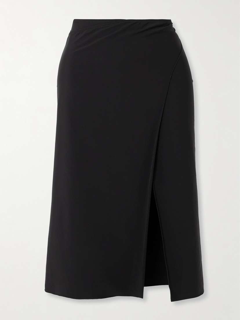 Versace Embellished Stretch-jersey Pareo