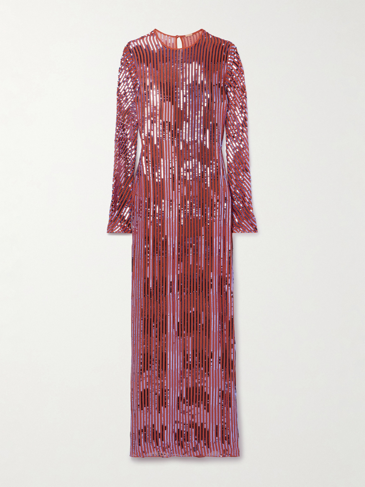 Johanna Ortiz - + Net Sustain Alquimia Sequin-embellished Silk-chiffon Maxi Dress - Purple