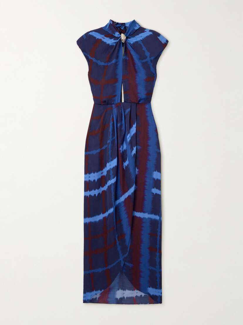 Johanna Ortiz + Net Sustain Inspiring Vistas Printed Silk-chiffon Maxi Dress