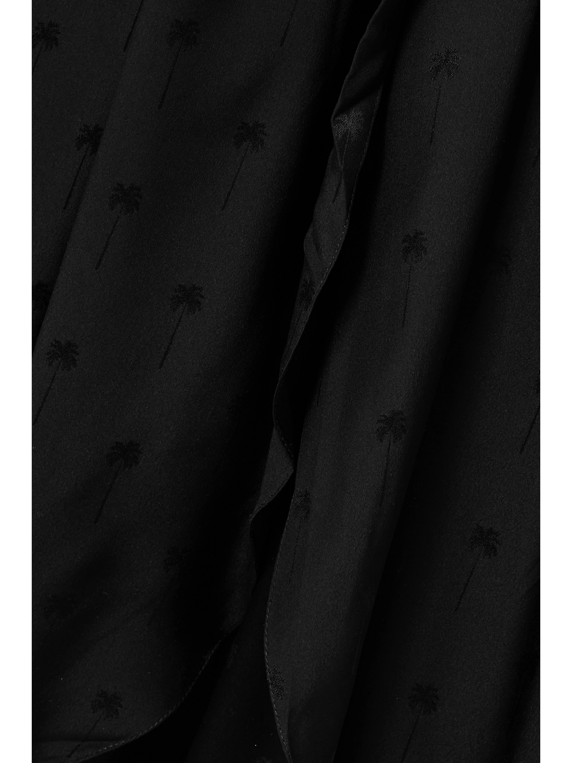 Johanna Ortiz + NET SUSTAIN Dance of Devotion silk satin-jacquard midi wrap dress