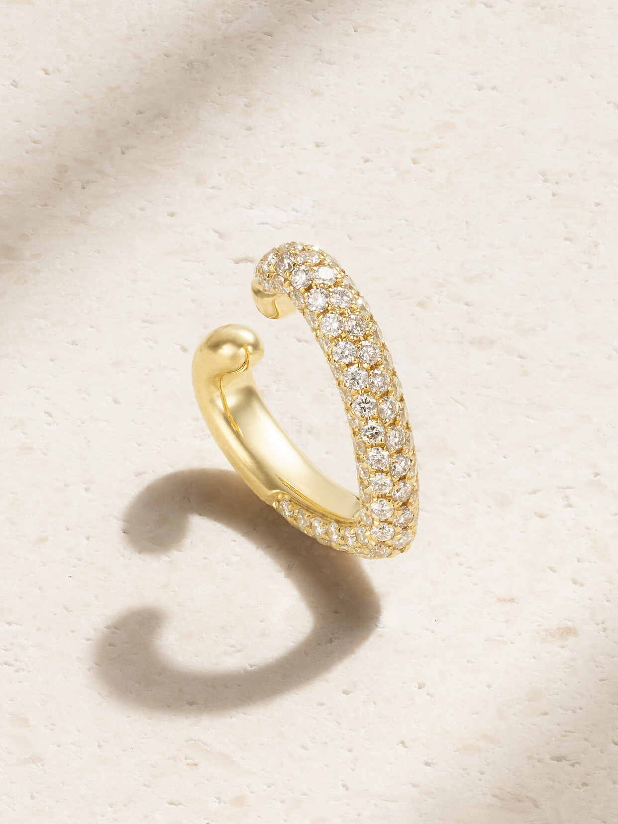 Anita Ko - 18-karat Gold Diamond Ear Cuff - One size