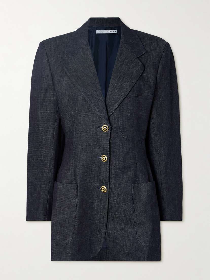 Tolu Coker Recycled Denim Blazer