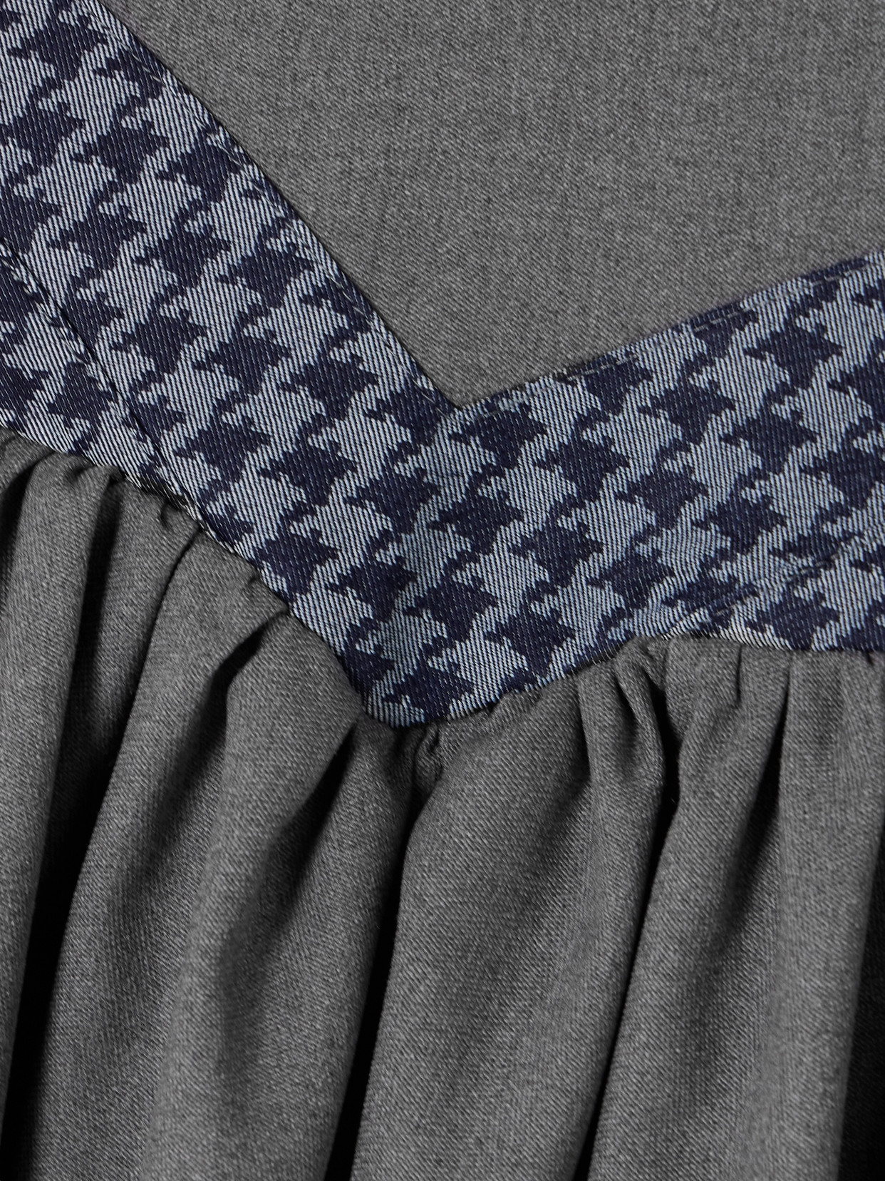 Tolu Coker Iyawo Cut-out Cotton-blend Tweed-trimmed Wool Midi Skirt In Blue