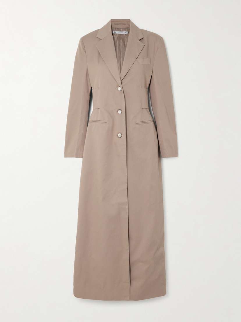 Tolu Coker Belted Gabardine Jacket