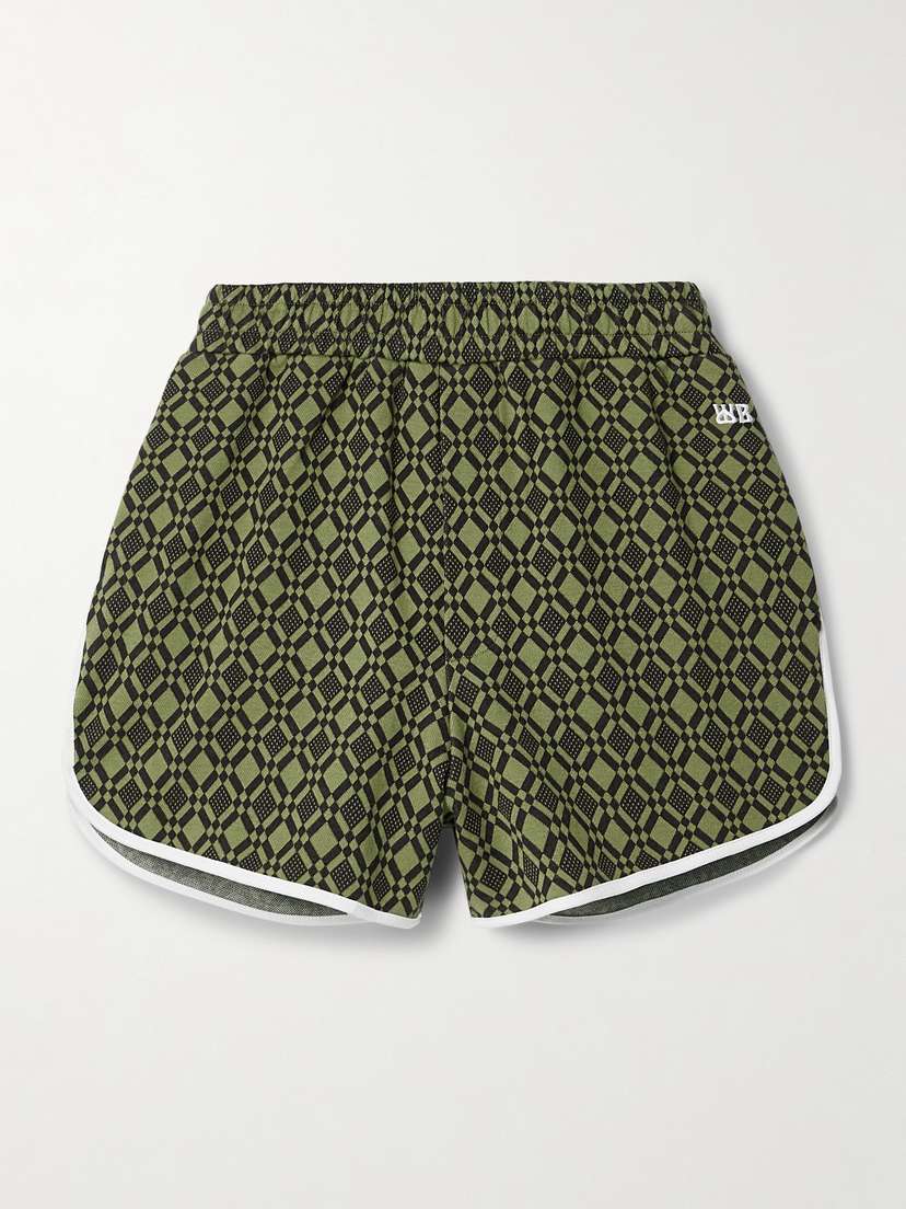 Wales Bonner Organic Cotton-blend Jacquard Shorts - x large