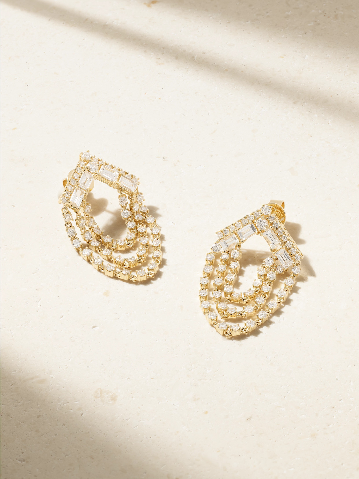 Anita Ko Tara 18-karat Gold Diamond Earrings