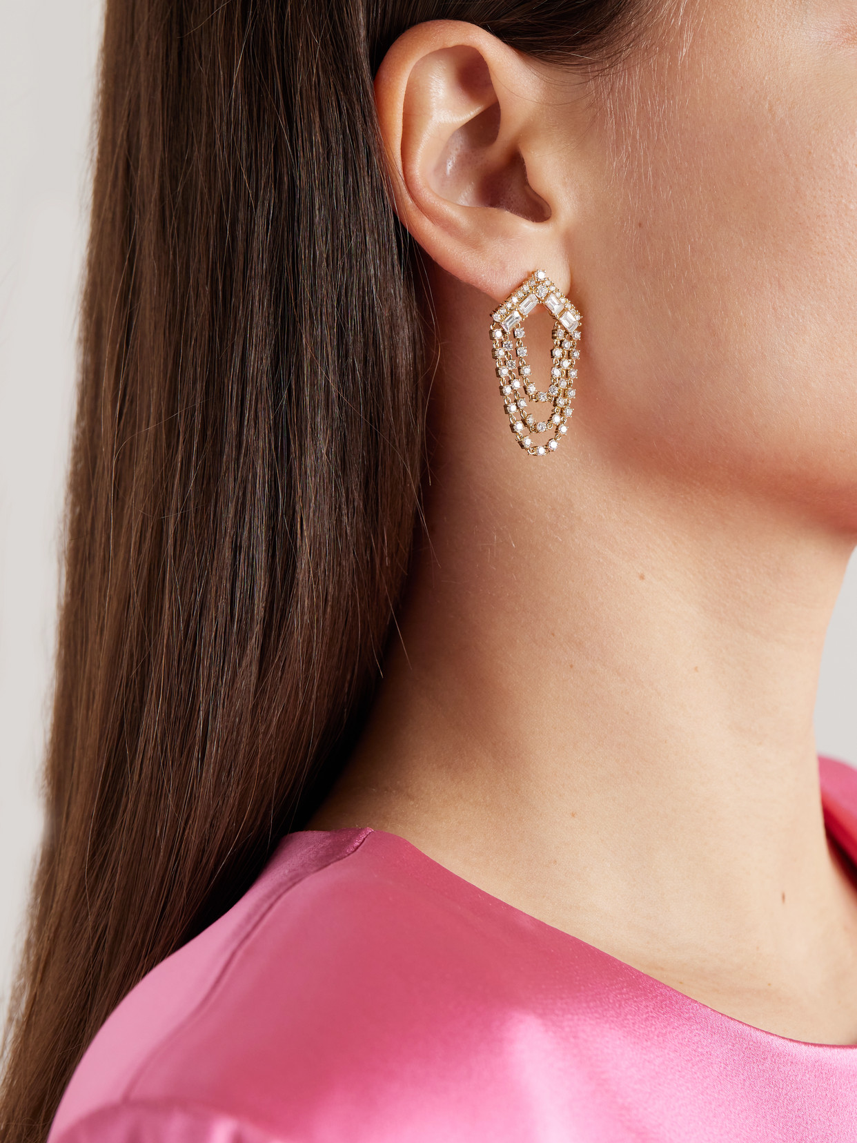 Anita Ko Tara 18-karat Gold Diamond Earrings In Gold