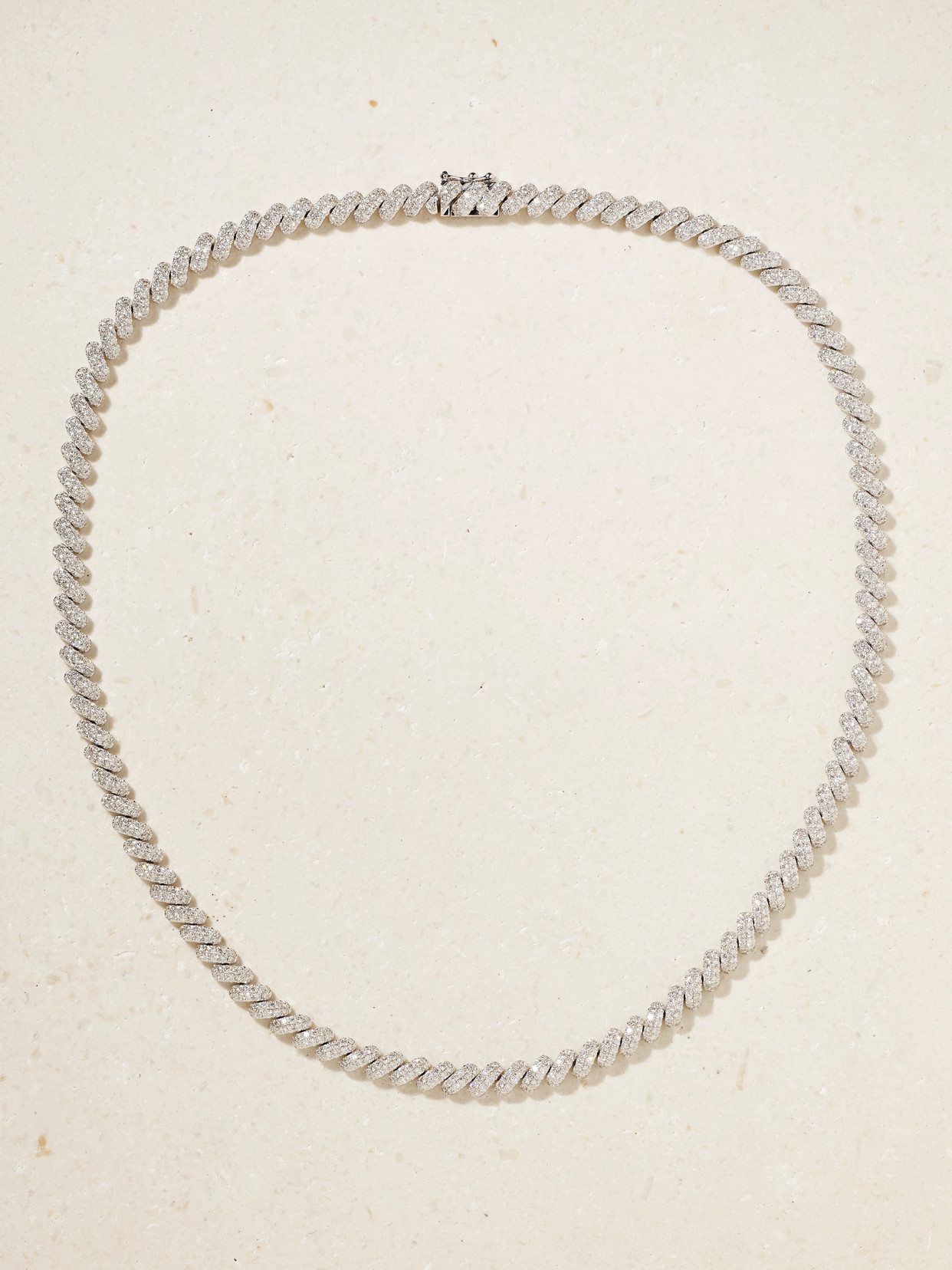 Anita Ko 18-karat White Gold Diamond Necklace