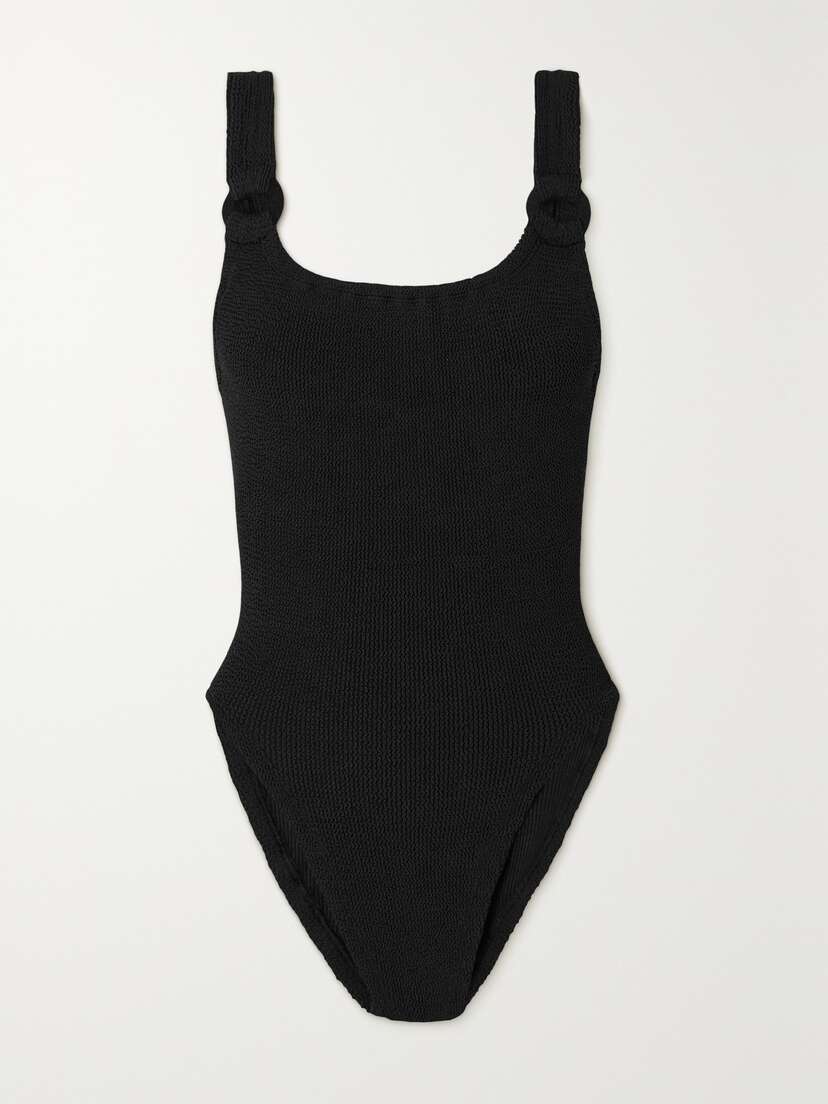 Hunza G Domino Seersucker Swimsuit